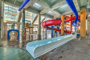 Dunes Village Resort in Myrtle Beach indoor water slide