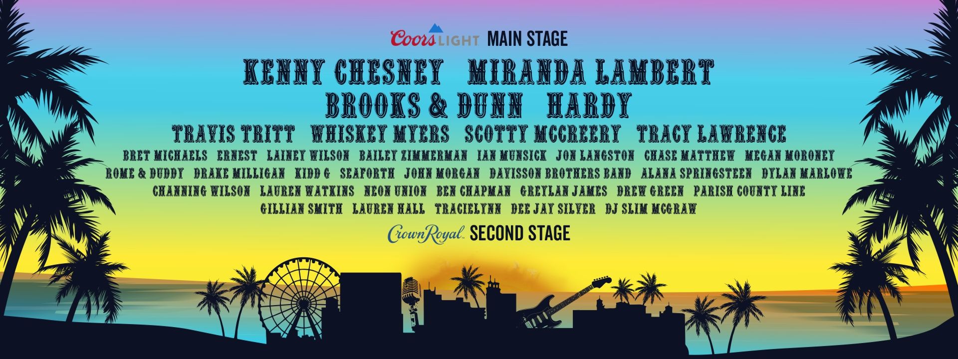 Carolina Country Music Festival 2023 Myrtle Beach, SC Lineup & Tickets