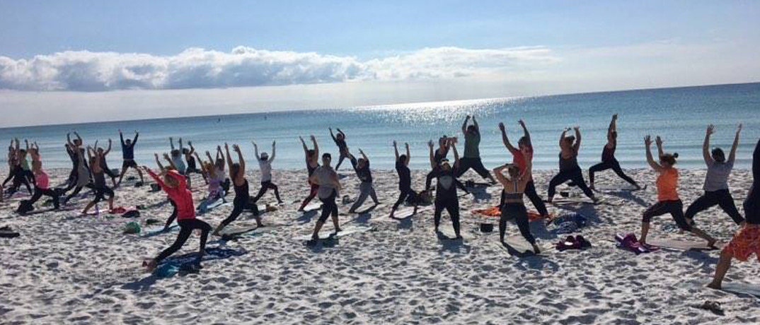 Destin Yoga on the beach