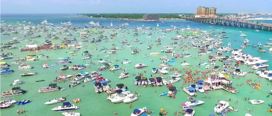 Enjoy An Amazing Emerald Coast Day At Crab Island Thing To Do In Destin Fl