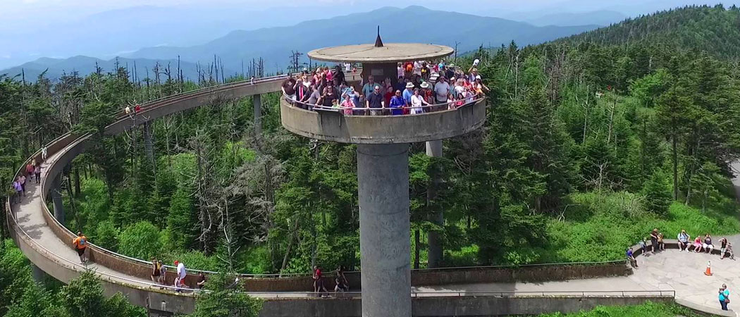 Clingman's Dome Tower In Gatlinburg