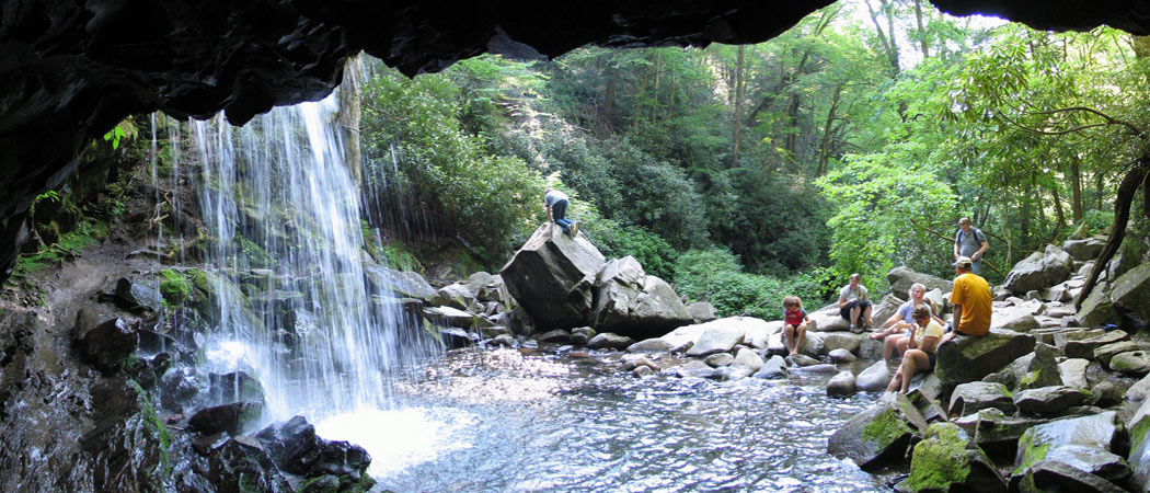 Grotto Falls In Gatlinburg