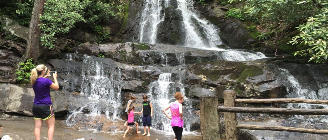 Laurel Falls In Gatlinburg