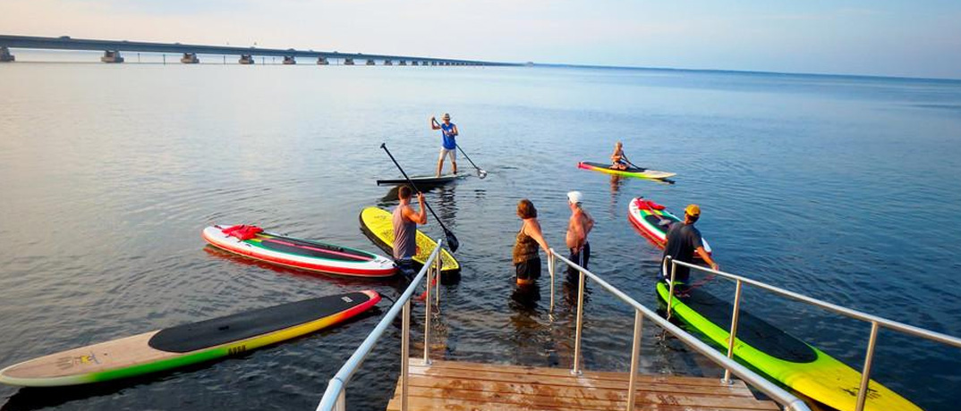 Paddle Board Yoga