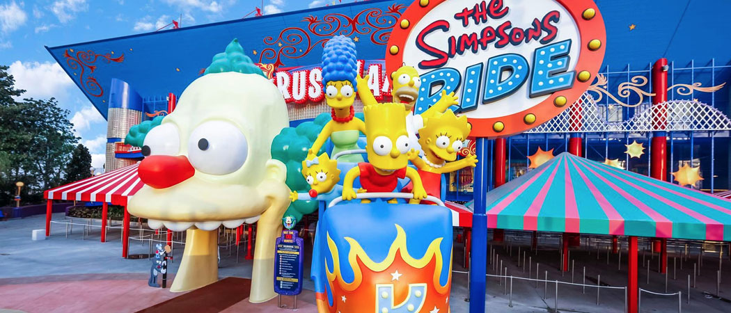 Simpsons Universal rides and games