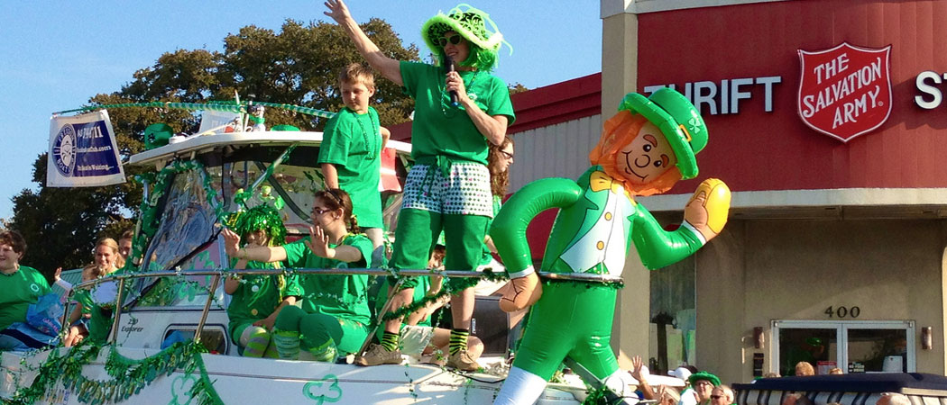 St. Patrick's Day Parade Float