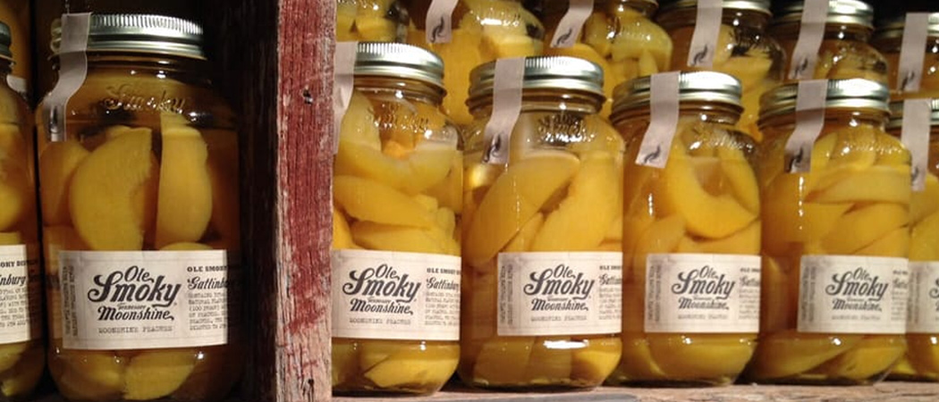 Jars of Ole Smoky Moonshine